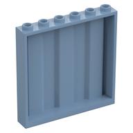 Panel 1 x 6 x 5 [Vertical Corrugated] (Sand Blue)