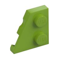 Wedge Plate 2 x 2 Left (Lime)