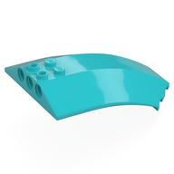 Windscreen 8 x 6 x 2 Curved (Medium Azure)