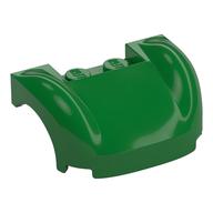 Vehicle Body, Wheel Arch / Mudguard 3 x 4 x 1 2/3 Curved Fenders [Plain] (Green)