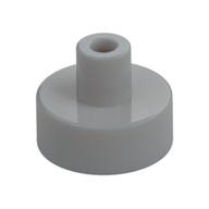 Tile Special Round 1 x 1 with Hollow Bar (Light Bluish Gray)