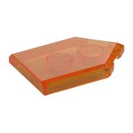 Tile Special 2 x 3 Pentagonal (Trans-Orange)