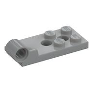 Hinge Plate 2 x 4 with Pin Hole with 2 Holes - Bottom (Light Bluish Gray)