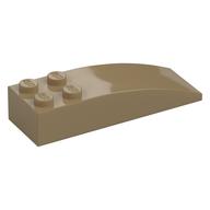 Brick Curved 6 x 2 (Dark Tan)