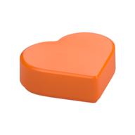 Tile 1 x 1 Heart (Orange)
