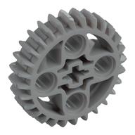 Technic Gear 28 Tooth Double Bevel (Light Bluish Gray)