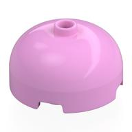 Brick Round 3 x 3 Dome with Center Stud (Bright Pink)
