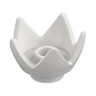 Crown / Flower / Egg Shell Half (White)