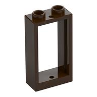 Window 1 x 2 x 3 Flat Front (Dark Brown)