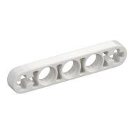 Technic Beam 1 x 5 Thin with Axle Holes on Ends (White)