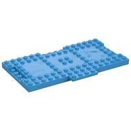 Plate Special 9 x 16 x 2/3 with 1 x 4 Recessed (Dark Azure)