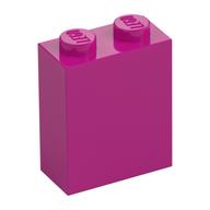 Brick 1 x 2 x 2 with Inside Stud Holder (Magenta)