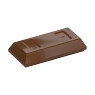 Tile Special 1 x 2 with Sloped Walls AKA Money / Gold Bar [Ingot] (Reddish Brown)
