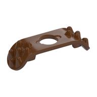 Minifig Neckwear Armour Shoulder Pads Spiky (Reddish Brown)