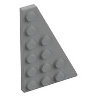 Wedge Plate 6 x 4 Right (Light Bluish Gray)