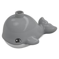 Duplo Animal Whale Calf / Baby (Light Bluish Gray)