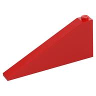 Brick Sloped 25° 1 x 8 x 3 (Red)