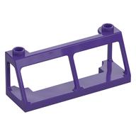 Windscreen 2 x 6 x 2 Train without Glass (Dark Purple)