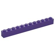 Brick 1 x 12 (Dark Purple)