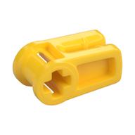 Wire Clip with Axle Hole (Yellow)