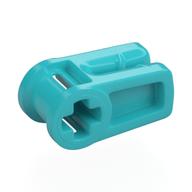 Wire Clip with Axle Hole (Medium Azure)