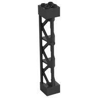 Support 2 x 2 x 10 Girder Triangular Vertical - Type 4 - 3 Posts, 3 Sections (Pearl Titanium)