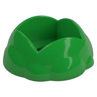 Duplo Round Rock / Bush / Space Crater 4 x 4 x 1.5 with 2 x 2 Hole (Bright Green)