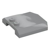 Brick Wedged, Curved Triple 4 x 4 x 2/3, 2 Studs (Light Bluish Gray)
