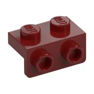 Bracket 1 x 2 - 1 x 2 (Dark Red)