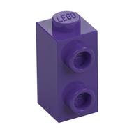 Brick Special 1 x 1 x 1 2/3 with Studs on 1 Side (Dark Purple)