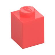 Brick 1 x 1 (Coral)