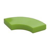 Tile 2 x 2 Curved, Macaroni (Lime)