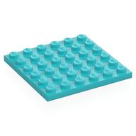 Plate 6 x 6 (Medium Azure)