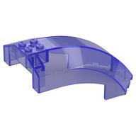 Windscreen 6 x 10 x 4 Curved (Trans-Purple)