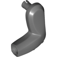 Animal Body Part, Dinosaur, Arm, Left, with Elbow Spikes (Dark Bluish Gray)