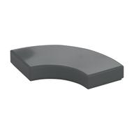 Tile 2 x 2 Curved, Macaroni (Dark Bluish Gray)