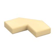 Tile Special 2 x 2 Corner with Cut Corner - Facet (Tan)