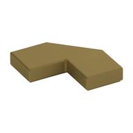 Tile Special 2 x 2 Corner with Cut Corner - Facet (Metallic Gold)