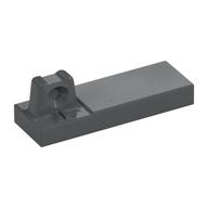 Hinge Tile 1 x 3 Locking with 1 Finger on Top with Cutout (Dark Bluish Gray)