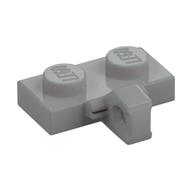 Hinge Plate 1 x 2 Locking with 1 Finger on Side, without Groove (Light Bluish Gray)