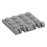 Hinge Plate 3 x 4 Locking Dual 2 Finger, 7 teeth (Light Bluish Gray)