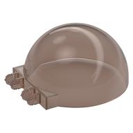 Windscreen 6 x 6 x 3 Dome with Dual 2 Fingers (Trans-Brown)