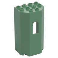Panel 3 x 4 x 6 with Arched Window (Sand Green)