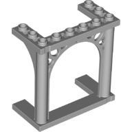 Brick Arch 3 x 6 x 5 Ornamented (Light Bluish Gray)