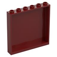 Panel 1 x 6 x 5 (Dark Red)