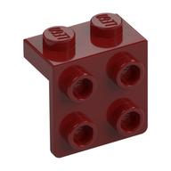 Bracket 1 x 2 - 2 x 2 (Dark Red)