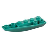 Brick Wedged, Curved Inverted 6 x 2 Left (Dark Turquoise)