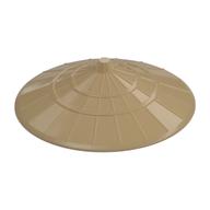 Hat, Conical Asian Style (Dark Tan)