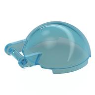 Windscreen 4 x 4 x 1 2/3 Canopy Half Sphere with Handle (Trans-Light Blue)