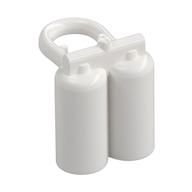 Minifig Neckwear Airtanks with Large Holes (White)